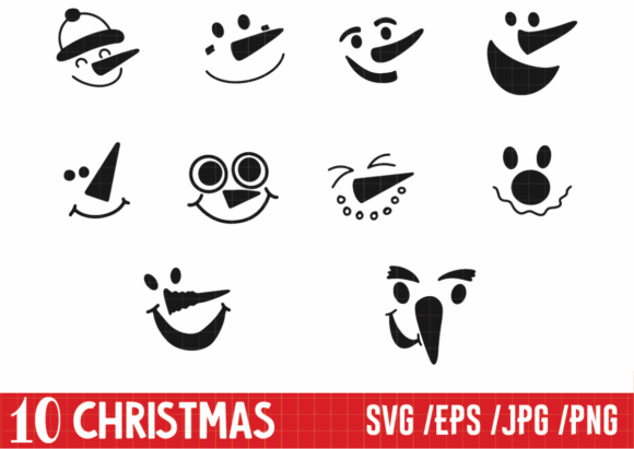 Bundle 10 Christmas Snowman: Graphics & Illustrations Review