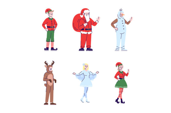 Christmas Costume Graphics: Festive Illustrations Review