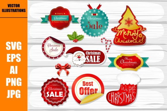 Christmas Sale Label Bundles: Graphics & Illustrations Review