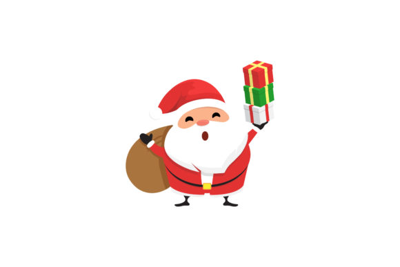Christmas Santa Illustration Characters – Festive Graphics for Digital Sellers