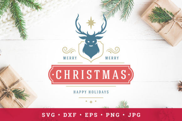 Christmas Saying Design with Reindeer Graphics Review