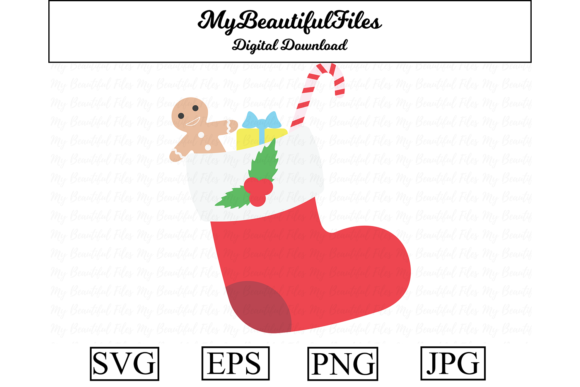 Christmas Sock Clipart Graphics and Illustrations Review