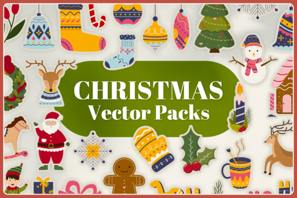 Christmas Vector Packs: Graphics & Illustrations Review