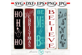 Christmas Vertical Sign Template Bundle Review