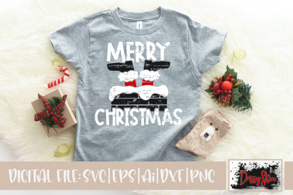 Merry Christmas Grunge Graphics and Illustrations Review